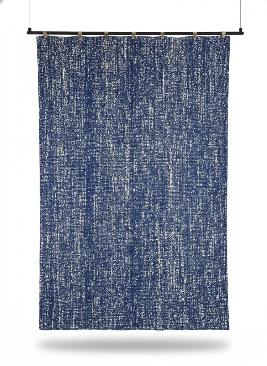 MOHAIR BLUE RUG