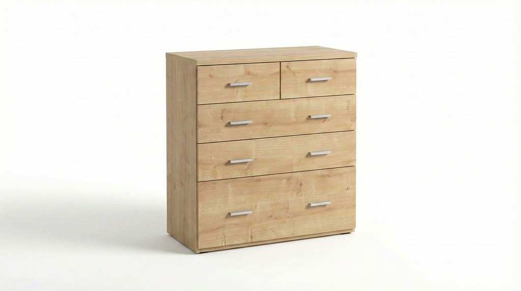 SANTING WHITE 4 DRAW TALLBOY CLEARANCE