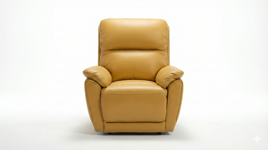 YORK LEATHER RECLIENER 3+1+1