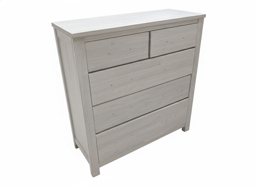 SANTING WHITE 4 DRAW TALLBOY CLEARANCE