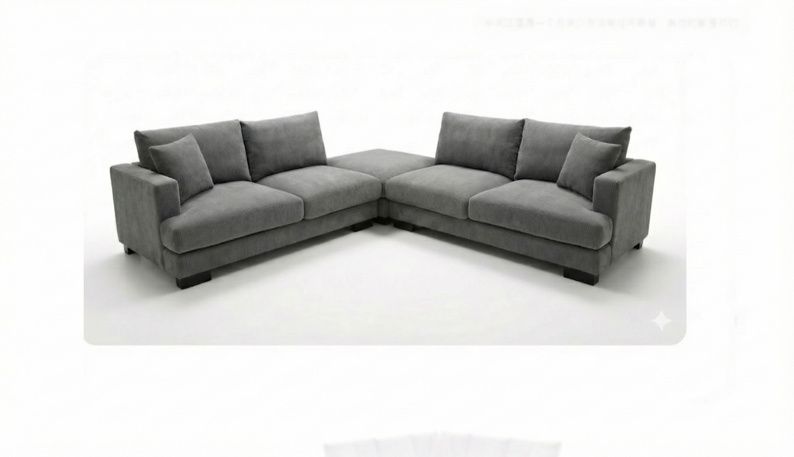 NORDIC LAF 2S+OTTOMAN+RAF SOFA