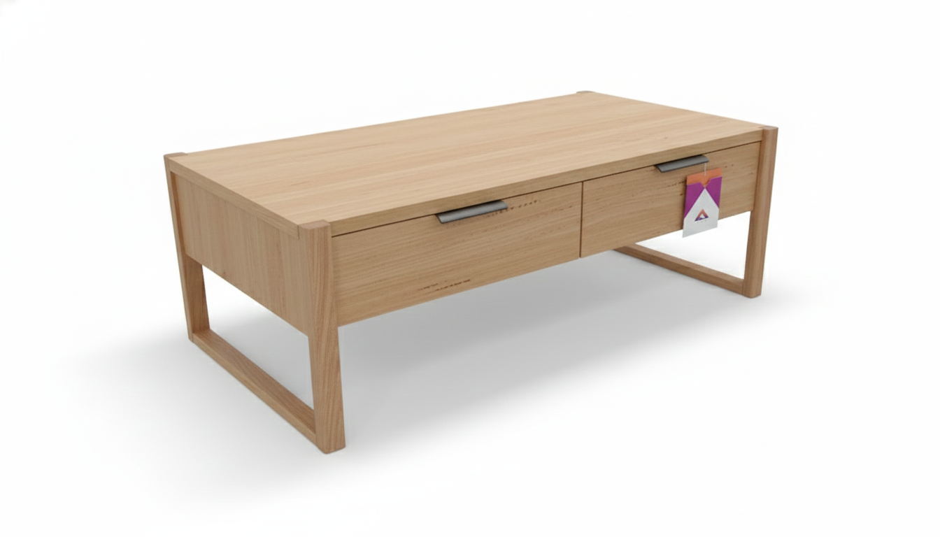 PERISHER 2 DRW COFFEE TABLE