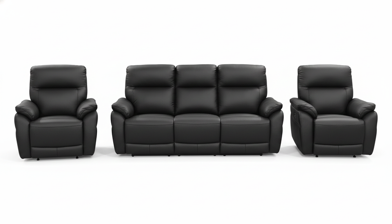 ASPECT LEATHER RECLINER 3RR+R+R