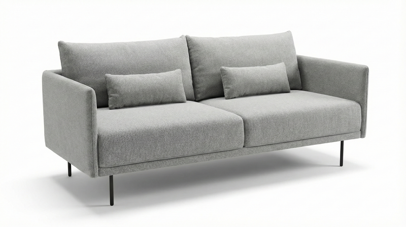 3 SEATER SOFA LIGHT GRAY