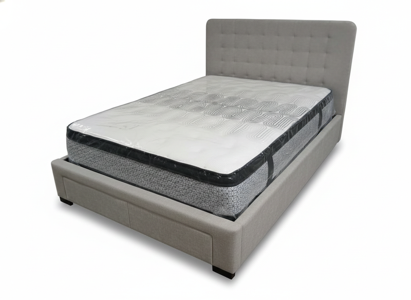 BOBBY DOUBLE BED  WITH 2 DRAWERS