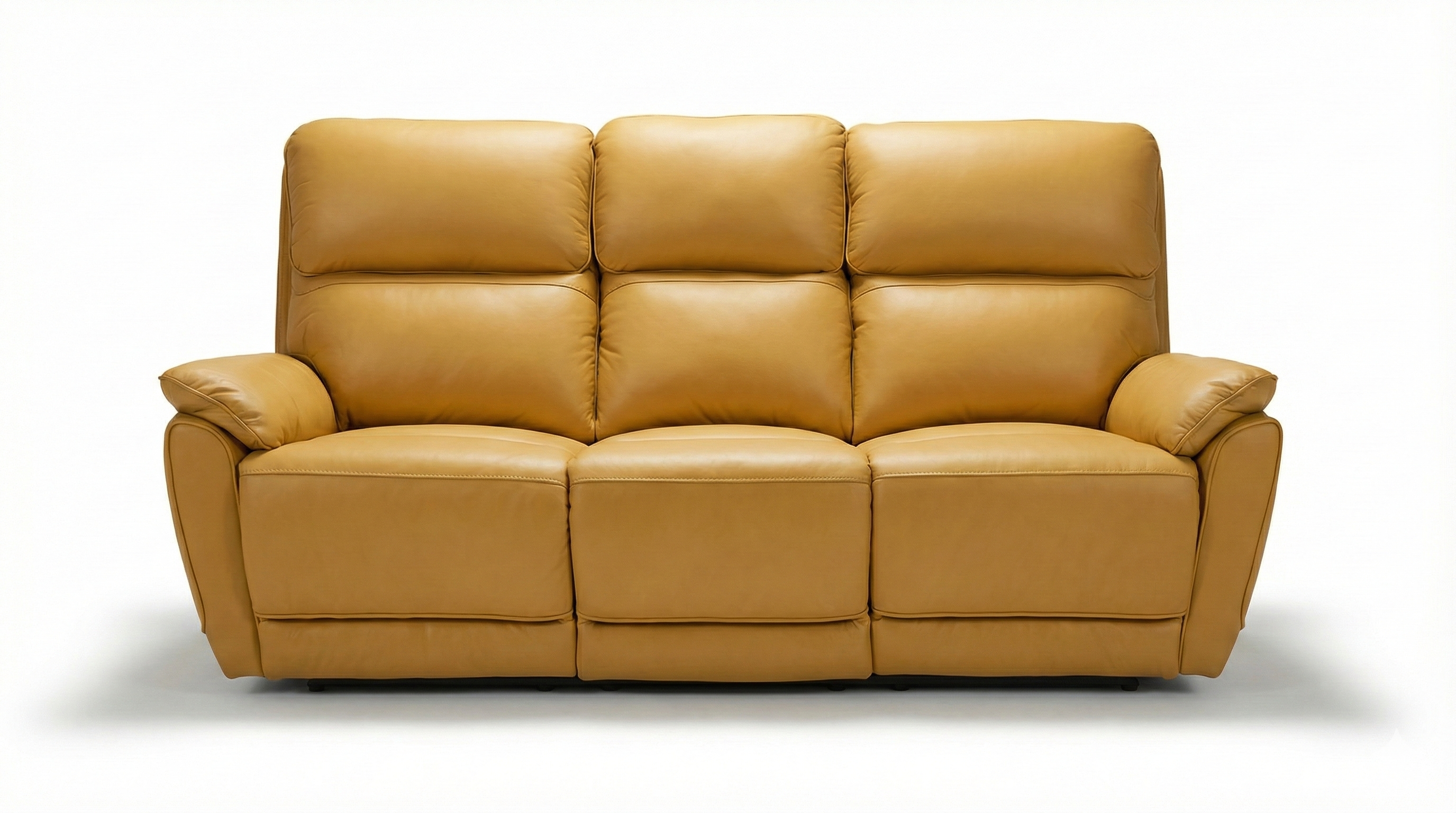 YORK LEATHER RECLIENER 3+1+1