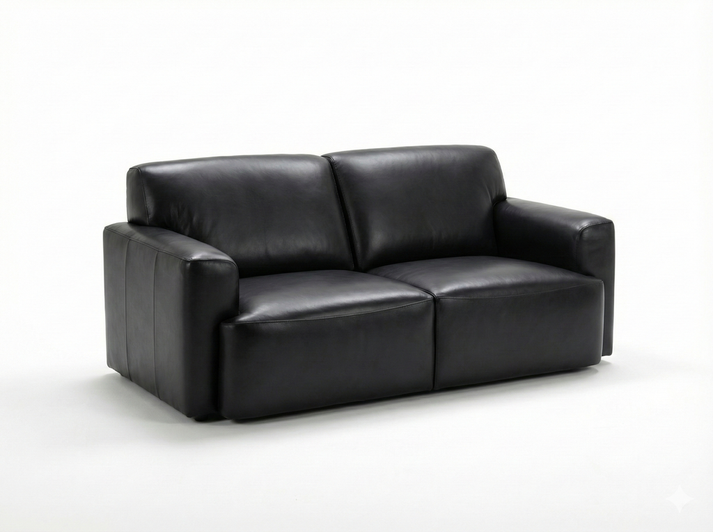 CHEVRON 3+2 FULL LEATHER SOFA